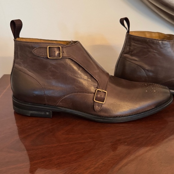 Cole Haan Dark Brown Leather Chukka Boots - brand new and never worn sz 9 - Picture 7 of 8